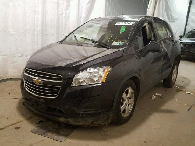 3GNCJPSB6FL254302 - 2015 CHEVROLET TRAX 1LS BLACK photo 2