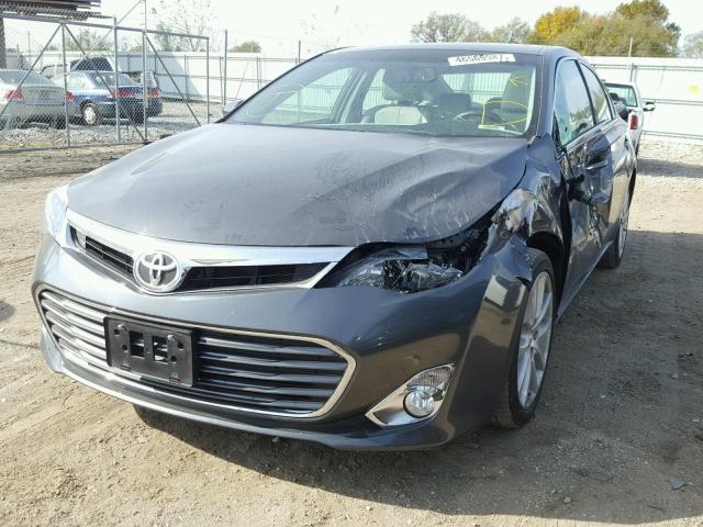 4T1BK1EBXFU183990 - 2015 TOYOTA AVALON XLE GRAY photo 2