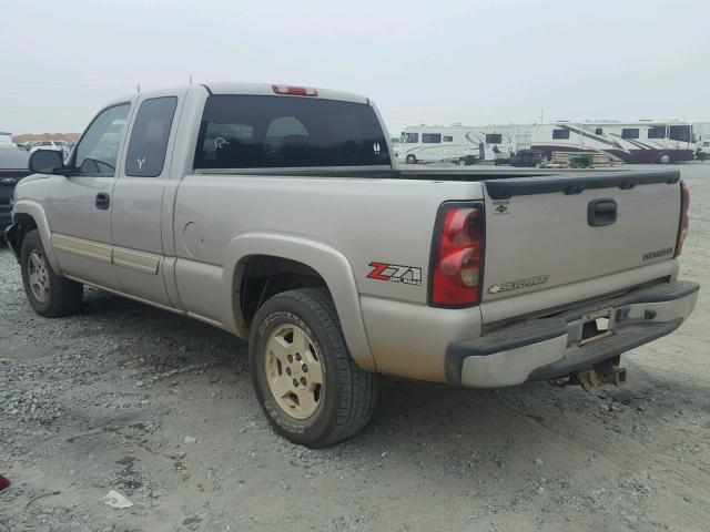 1GCEK19B35E295891 - 2005 CHEVROLET SILVERADO SILVER photo 3