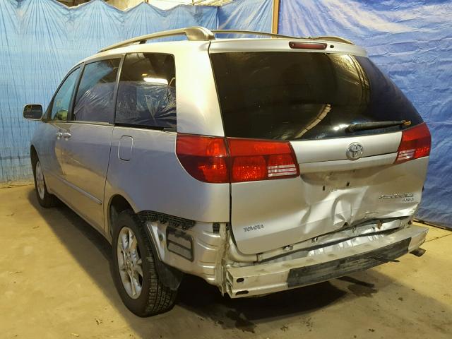 5TDBA22C75S029945 - 2005 TOYOTA SIENNA SILVER photo 3