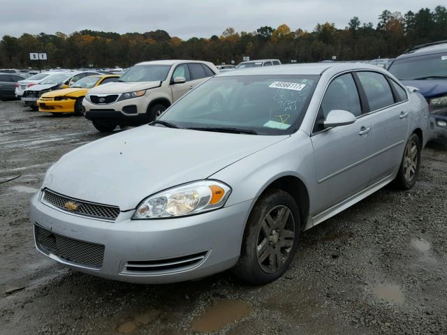 2G1WG5E33C1239713 - 2012 CHEVROLET IMPALA LT GRAY photo 2