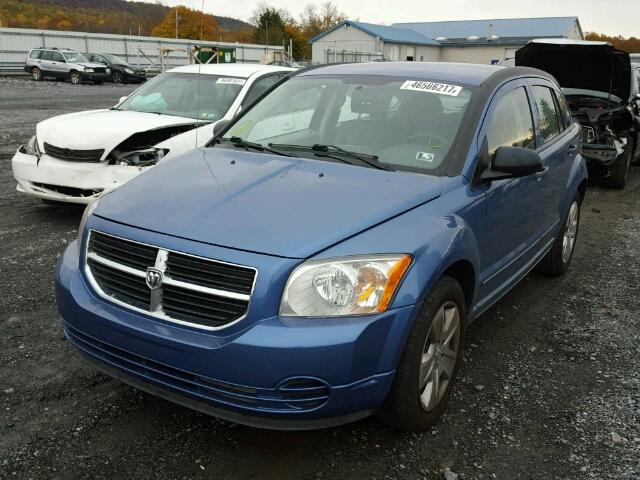 1B3HB48B57D187167 - 2007 DODGE CALIBER SX BLUE photo 2