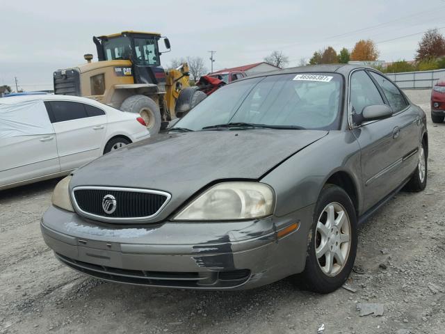 1MEFM53U81G617048 - 2001 MERCURY SABLE LS GREEN photo 2