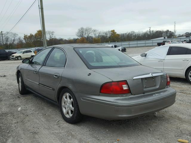 1MEFM53U81G617048 - 2001 MERCURY SABLE LS GREEN photo 3