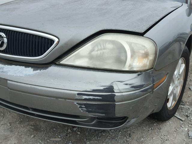 1MEFM53U81G617048 - 2001 MERCURY SABLE LS GREEN photo 9