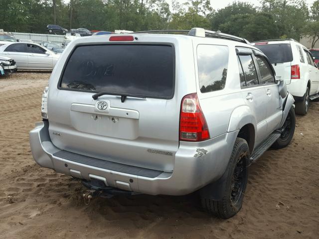 JTEBT17R968030176 - 2006 TOYOTA 4RUNNER LI SILVER photo 4