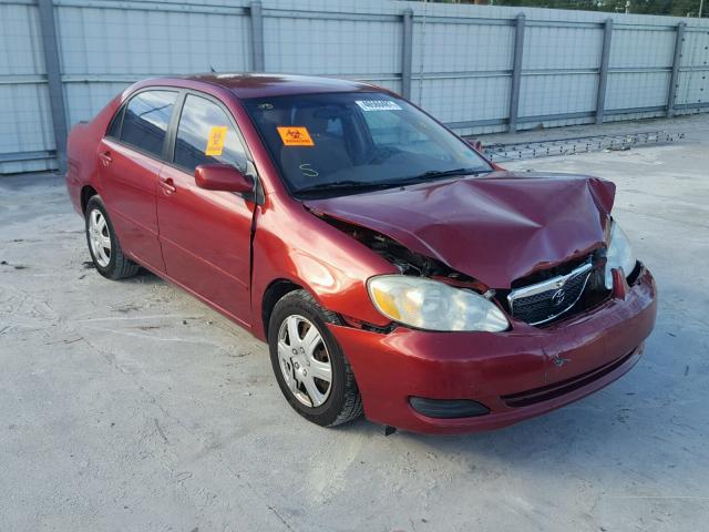 2T1BR32E56C629180 - 2006 TOYOTA COROLLA CE RED photo 1