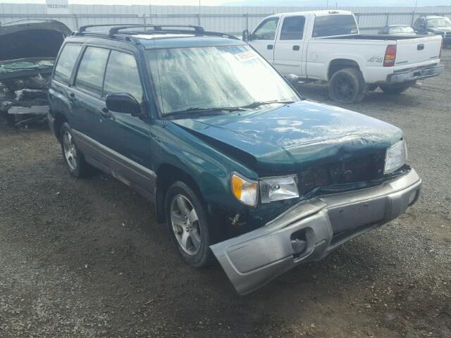 JF1SF6554WH704359 - 1998 SUBARU FORESTER S GREEN photo 1