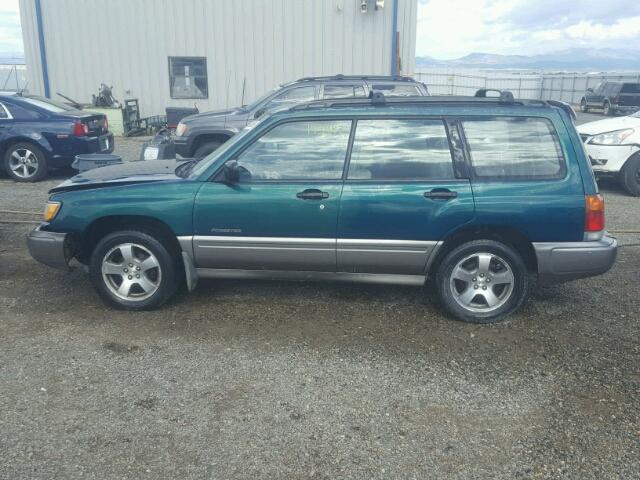 JF1SF6554WH704359 - 1998 SUBARU FORESTER S GREEN photo 9