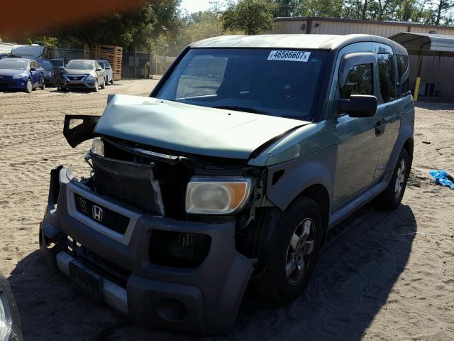 5J6YH28685L029018 - 2005 HONDA ELEMENT EX GREEN photo 2