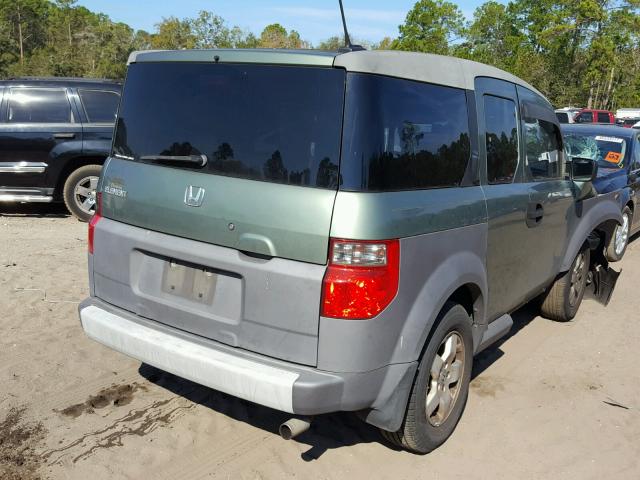 5J6YH28685L029018 - 2005 HONDA ELEMENT EX GREEN photo 4