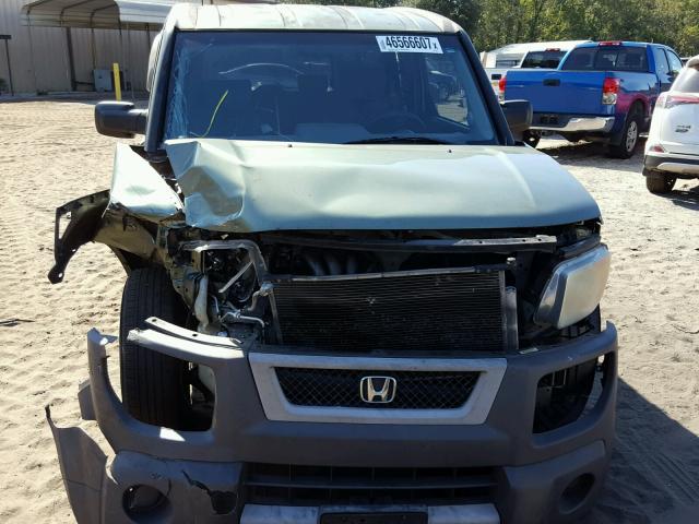 5J6YH28685L029018 - 2005 HONDA ELEMENT EX GREEN photo 9