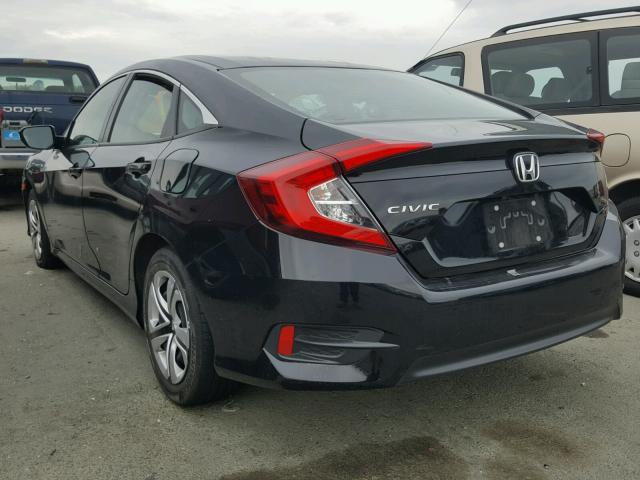 2HGFC2F55GH527961 - 2016 HONDA CIVIC LX BLACK photo 3