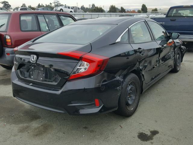 2HGFC2F55GH527961 - 2016 HONDA CIVIC LX BLACK photo 4