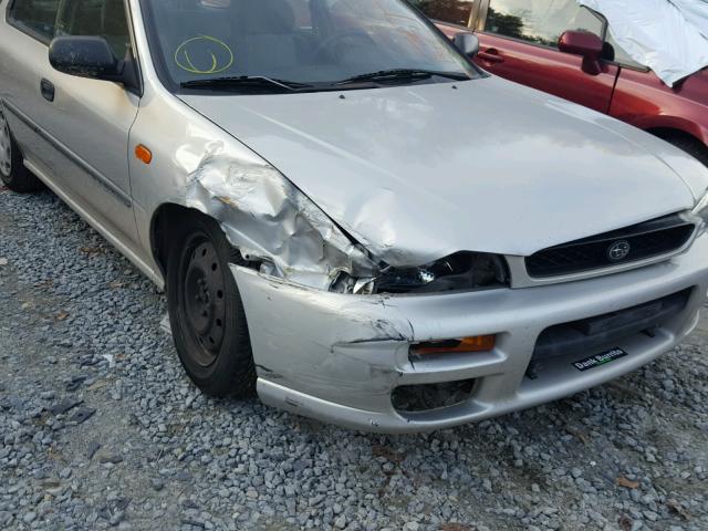 JF1GF43521H803686 - 2001 SUBARU IMPREZA L SILVER photo 9