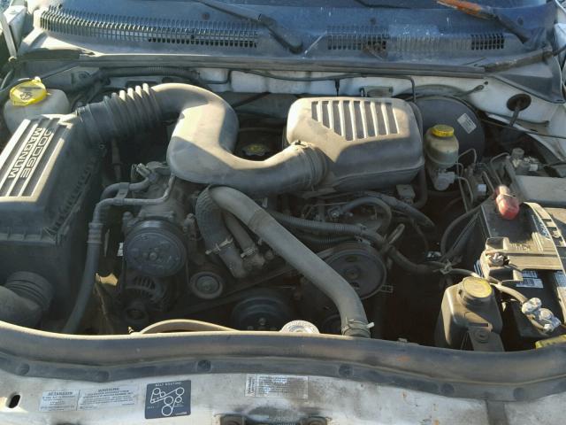 1B7FL26P0VS246446 - 1997 DODGE DAKOTA WHITE photo 7