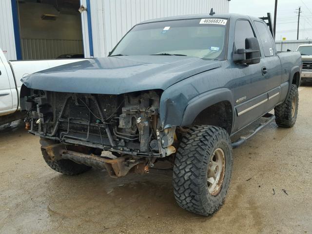 1GCHK29U26E191771 - 2006 CHEVROLET SILVERADO BLUE photo 2