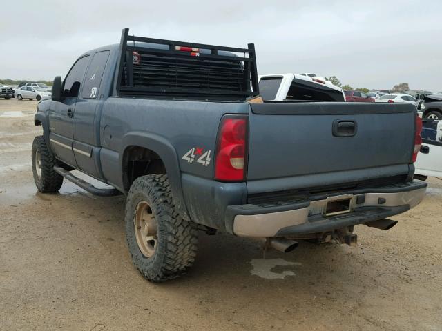 1GCHK29U26E191771 - 2006 CHEVROLET SILVERADO BLUE photo 3