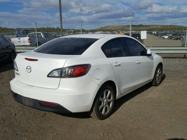 JM1BL1SG6A1314795 - 2010 MAZDA 3 I WHITE photo 4