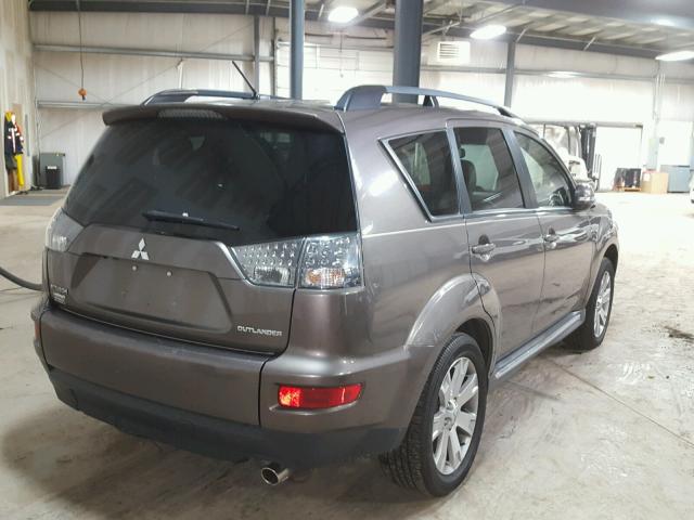 JA4JT3AW3CU015311 - 2012 MITSUBISHI OUTLANDER BROWN photo 4