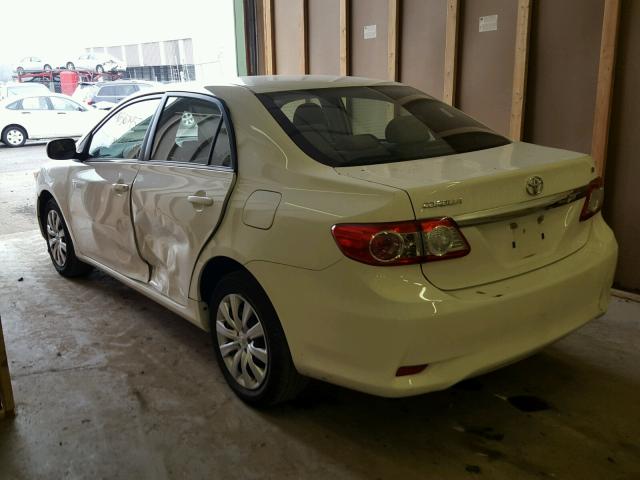 JTDBU4EE9DJ114491 - 2013 TOYOTA COROLLA BA WHITE photo 3