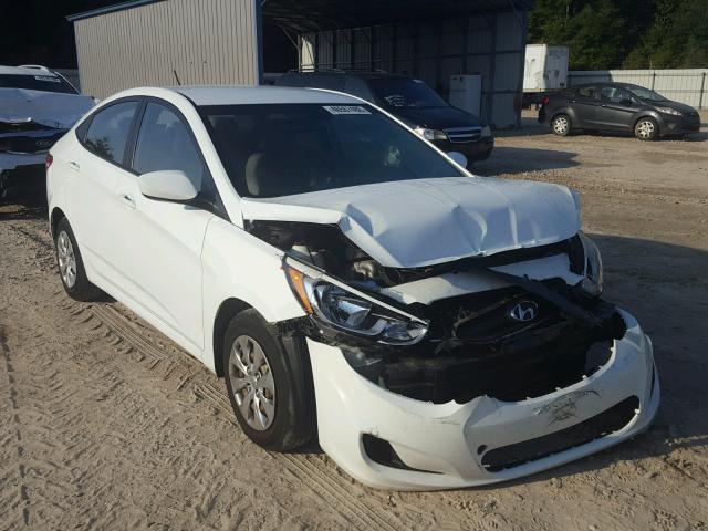 KMHCT4AEXFU885746 - 2015 HYUNDAI ACCENT WHITE photo 1