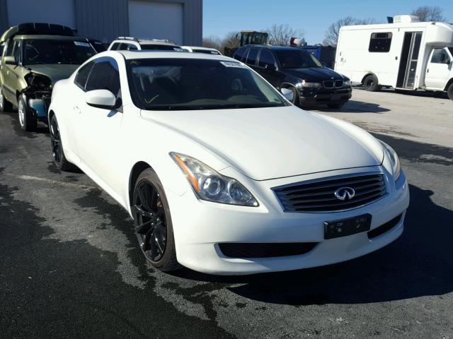 JNKCV64E28M102653 - 2008 INFINITI G37 BASE WHITE photo 1