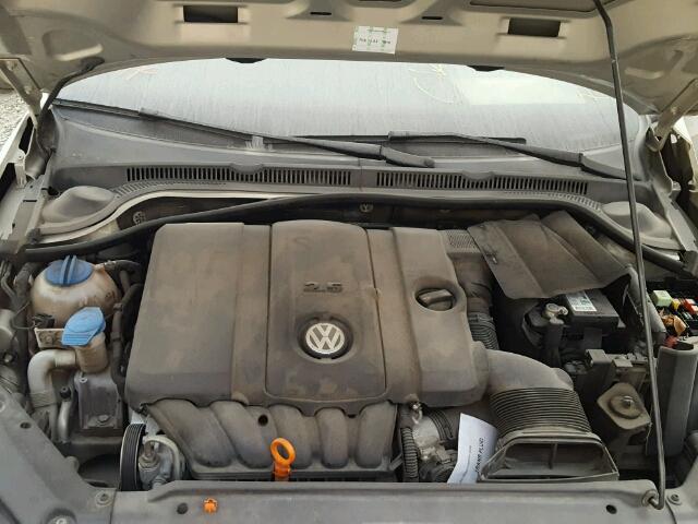 3VWDX7AJ0CM304425 - 2012 VOLKSWAGEN JETTA SE 银色 照片 7