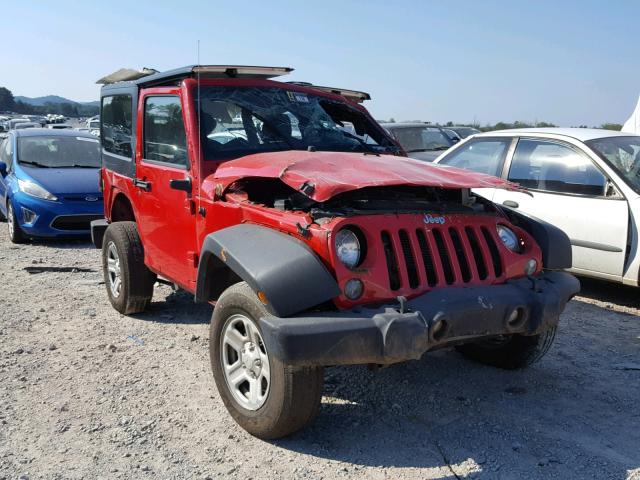 1C4AJWAGXEL209378 - 2014 JEEP WRANGLER S Qırmızı foto 1
