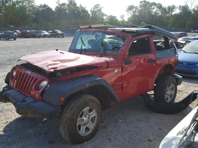 1C4AJWAGXEL209378 - 2014 JEEP WRANGLER S Qırmızı foto 10