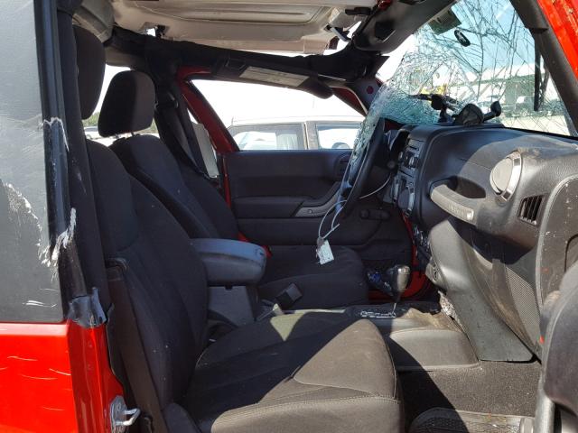 1C4AJWAGXEL209378 - 2014 JEEP WRANGLER S Qırmızı foto 5
