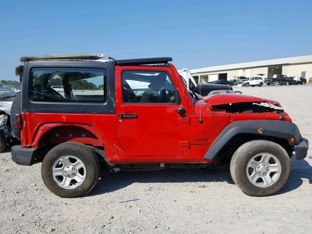 1C4AJWAGXEL209378 - 2014 JEEP WRANGLER S Qırmızı foto 9