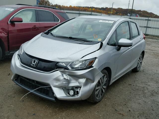 3HGGK5H81FM770327 - 2015 HONDA FIT EX SILVER photo 2