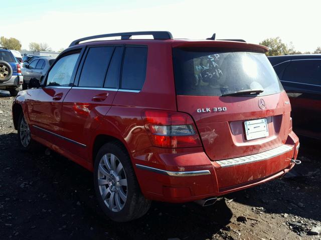 WDCGG8HB9CF813606 - 2012 MERCEDES-BENZ GLK 350 4M RED photo 3