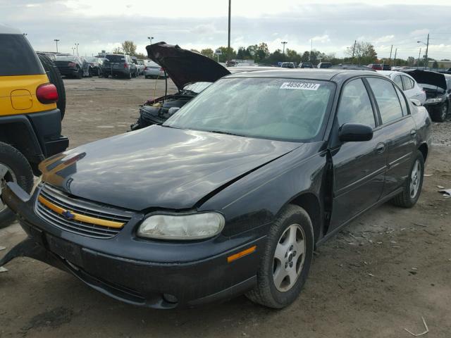 1G1NE52JX3M684782 - 2003 CHEVROLET MALIBU LS BLACK photo 2