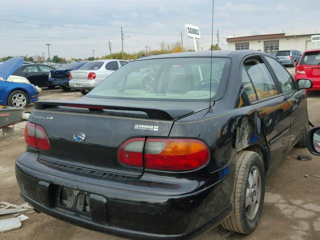 1G1NE52JX3M684782 - 2003 CHEVROLET MALIBU LS BLACK photo 4