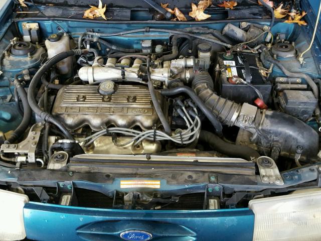 1FARP15J9RW186406 - 1994 FORD ESCORT LX TEAL photo 7