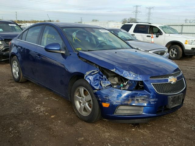 1G1PC5SB5D7182544 - 2013 CHEVROLET CRUZE LT BLUE photo 1