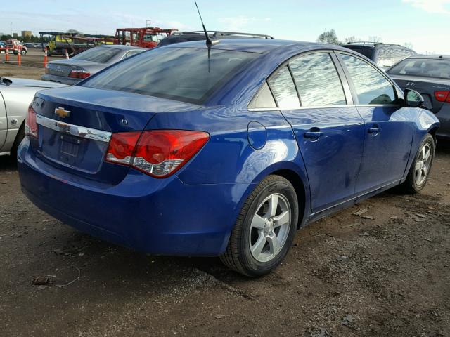 1G1PC5SB5D7182544 - 2013 CHEVROLET CRUZE LT BLUE photo 4