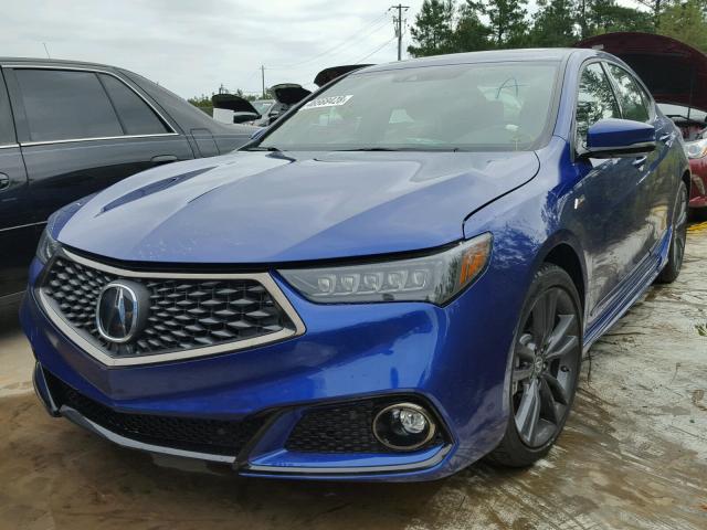 19UUB2F6XJA000314 - 2018 ACURA TLX TECH+A ლურჯი ფოტო 2