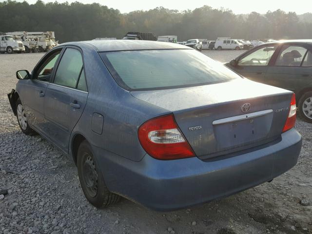 4T1BE32KX4U797135 - 2004 TOYOTA CAMRY LE BLUE photo 3