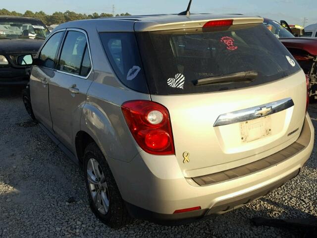 2CNALBEC7B6242770 - 2011 CHEVROLET EQUINOX LS SILVER photo 3