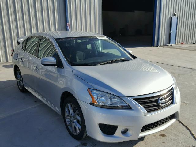 3N1AB7APXEL639048 - 2014 NISSAN SENTRA S SILVER photo 1