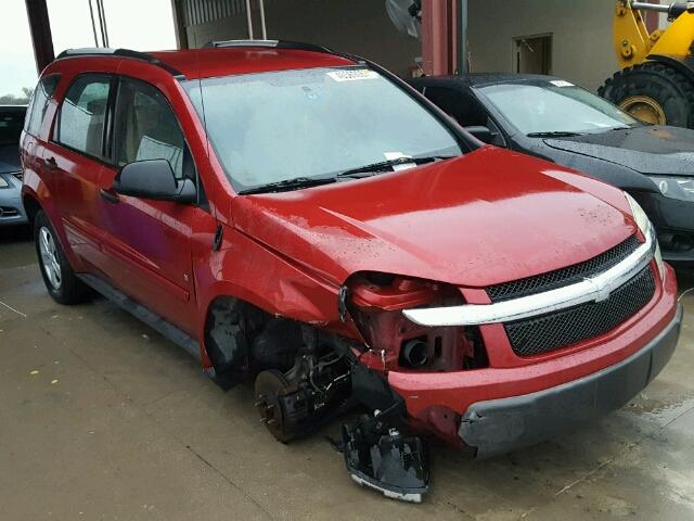 2CNDL13FX66193350 - 2006 CHEVROLET EQUINOX LS RED photo 1