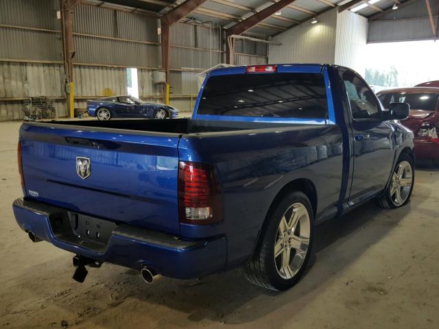 3C6JR6CT0HG579217 - 2017 RAM 1500 SPORT BLUE photo 4