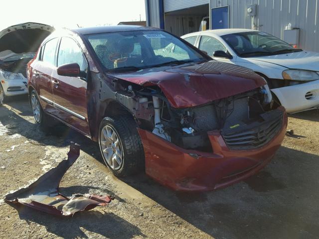 3N1AB6AP2BL648705 - 2011 NISSAN SENTRA RED photo 1