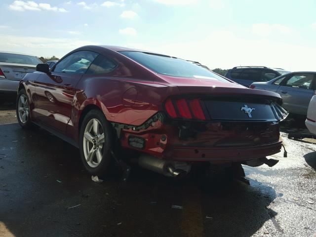 1FA6P8AM5G5321332 - 2016 FORD MUSTANG RED photo 3