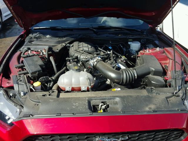 1FA6P8AM5G5321332 - 2016 FORD MUSTANG RED photo 7