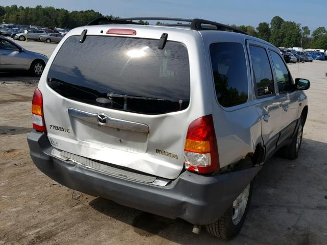 4F2YZ92BX4KM02811 - 2004 MAZDA TRIBUTE DX 银色 照片 4