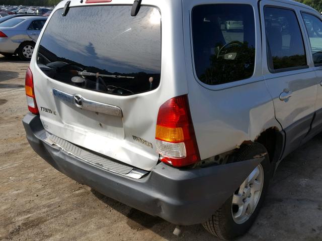 4F2YZ92BX4KM02811 - 2004 MAZDA TRIBUTE DX 银色 照片 9